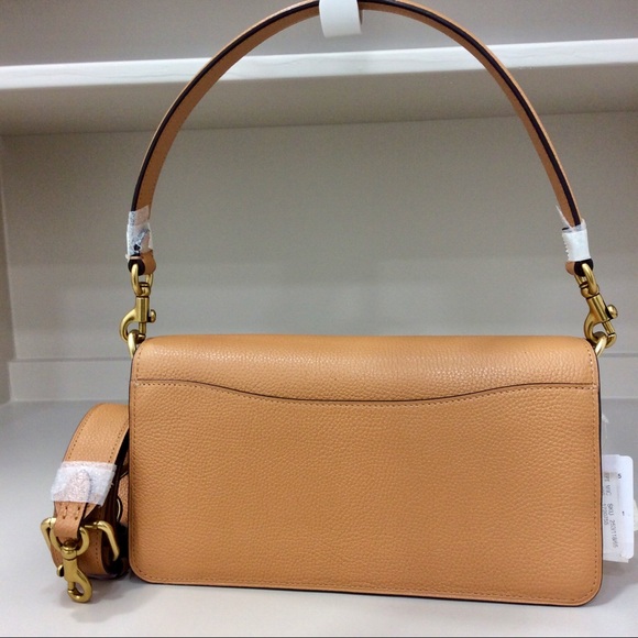 Authentic NWT Coach Tabby 26 Shoulder Bag Crossbody Colorblock Natural Yellow - Picture 4 of 17